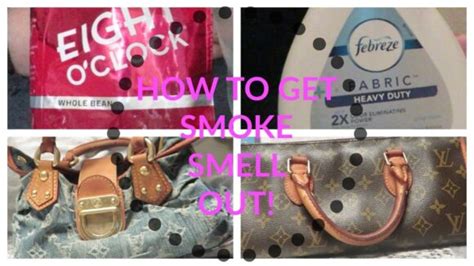 how to get cigarette smell out of louis vuitton purse|How to get rid of bad smells in a Louis Vuitton bag .